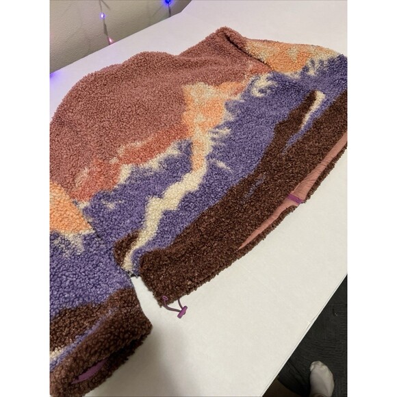 Wild Fable Sherpa Jacket XL Mountain Landscape - Picture 6 of 7